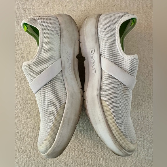OOFOS 00mg Low Women’s White Slip-On Sneakers, Cushioned Comfort, 8.5 - Picture 7 of 16